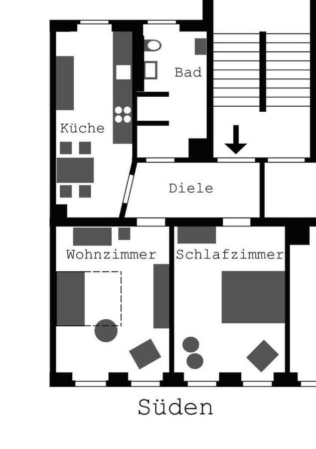 Schoener Wohnen Im Denkmal - Grosszuegig Geschnitten, Kostenfreies Wlan Leipzig Exteriör bild